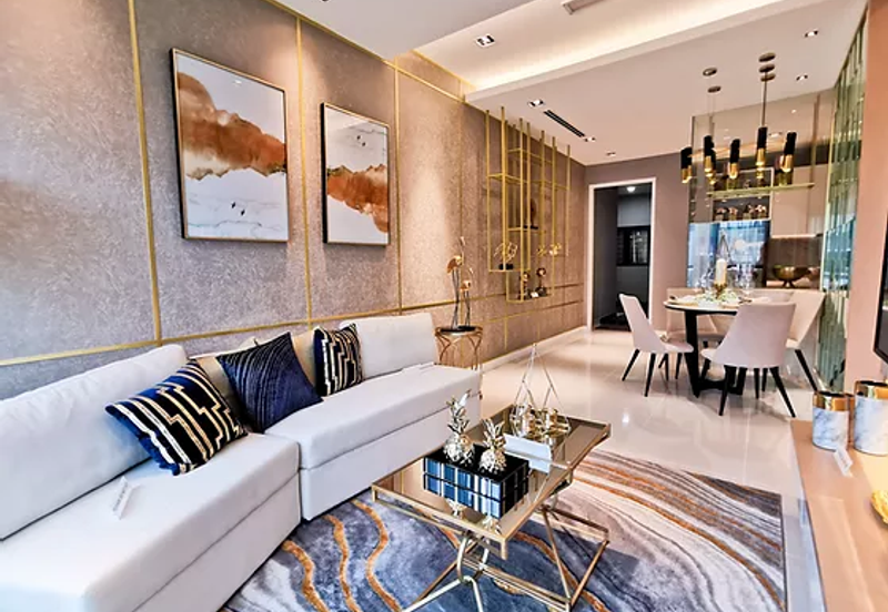 [NEW FREEHOLD 5G CONDO] 3Room 900Sqft 2 Carpark | 0% DownPayment & Fully Furnished