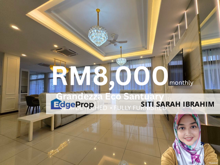 Grandezza Eco Santuary Semi Detached Fully Furnished Modern English Home For Rent, Selangor, Telok Panglima Garang