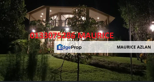 Bungalow with 48 acre land ,One-of-a-Kind Limited Edition: A Remarkable Freehold 48-Acre Modern Orchard Resort Bungalow, Pahang, Raub