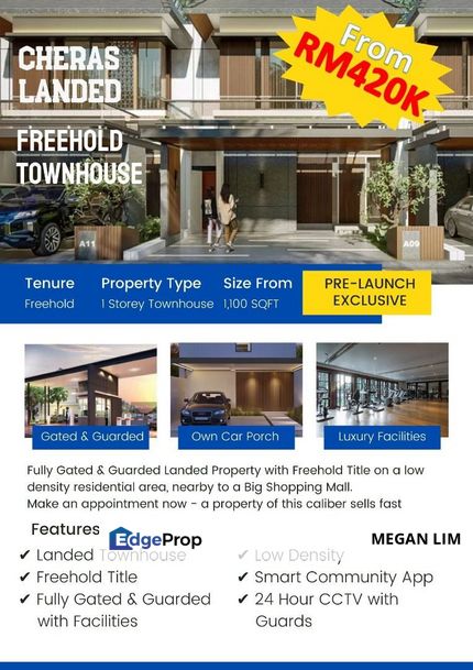 Taman Impian Indah, Cheras South Townhouse Villa , Selangor, Cheras South