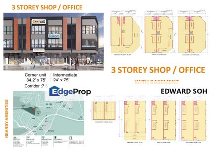 SEREMBAN BUKIT INTAN 3s (24'X75') SHOP OFFICE FOR SALE @ RM2.12MIL UP, Negeri Sembilan, Seremban