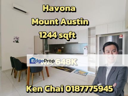 Havona Apartment @ Mount Austin, Johor, Johor Bahru