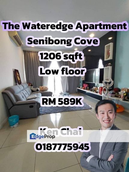 The WaterEdge Apartment @Low Floor, Johor, Masai