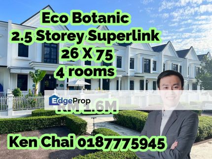 2.5 storey superlink@ eco botanic, Johor, Nusajaya