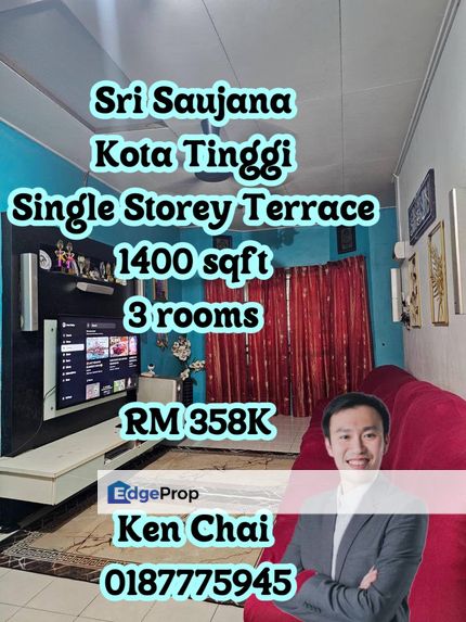 single storey terrace@ sri saujana, Johor, Kota Tinggi