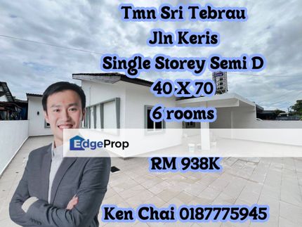 single storey semid@ tmn sri tebrau, Johor, Johor Bahru