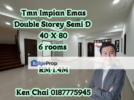 double storey semid@ tmn impian emas, Johor, Skudai