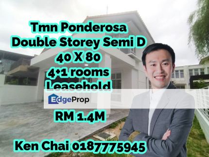 double storey semid@ tmn ponderosa, Johor, Johor Bahru