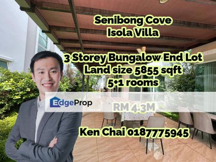 3 storey bungalow@ senibong cove, Johor, Masai