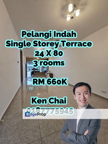 single storey terrace@ pelangi indah, Johor, Ulu Tiram