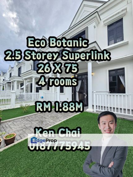 2.5storey superlink@ eco botanic, Johor, Nusajaya