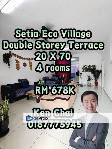 double storey terrace@ setia eco village, Johor, Gelang Patah
