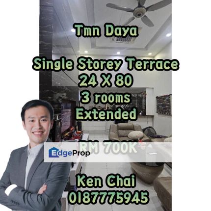 single storey terrace@ tmn daya, Johor, Johor Bahru