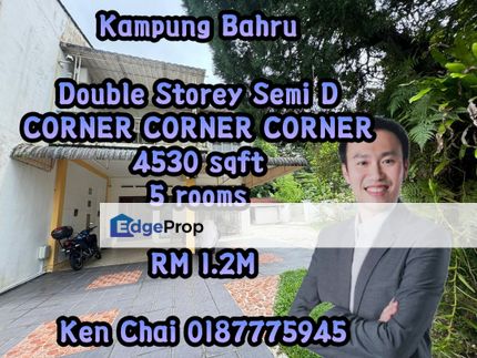 double storey semid@ kampung bahru, Johor, Johor Bahru