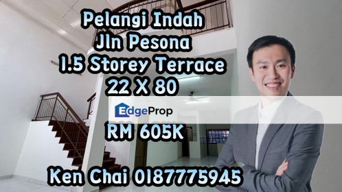 1.5 storey terrace@ tmn pelangi indah, Johor, Ulu Tiram