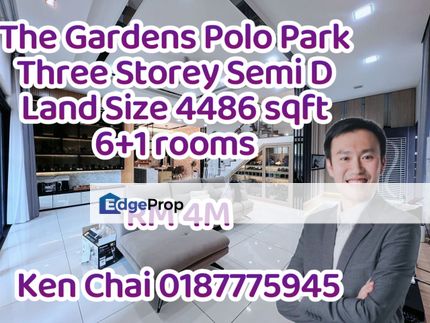 3 storey semid@ the garden polo park, Johor, Johor Bahru