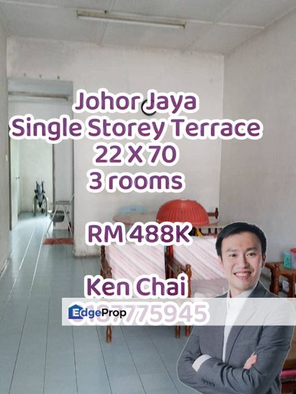 single storey terrace@ jln teratai, Johor, Johor Bahru