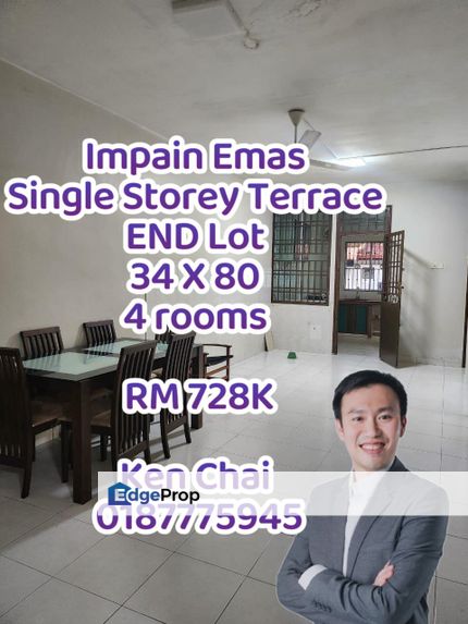 single storey terrace@ tmn IMpian emas, Johor, Skudai