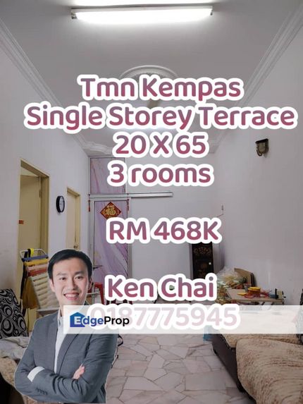 single storey terrace@ Taman kempas, Johor, Johor Bahru
