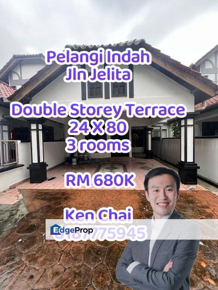 double storey terrace@ tmn pelangi indah, Johor, Ulu Tiram