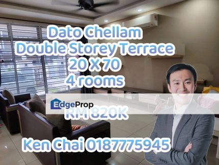 double storey terrace@ dato chellam, Johor, Ulu Tiram