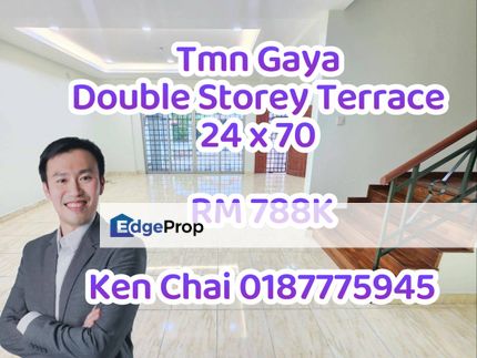 double storey terrace@ taman gaya, Johor, Ulu Tiram