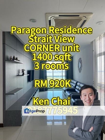 Paragon Residence Strait View Sea View, Johor, Johor Bahru