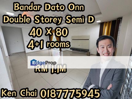 double storey semid@ bandar dato onn 2, Johor, Johor Bahru