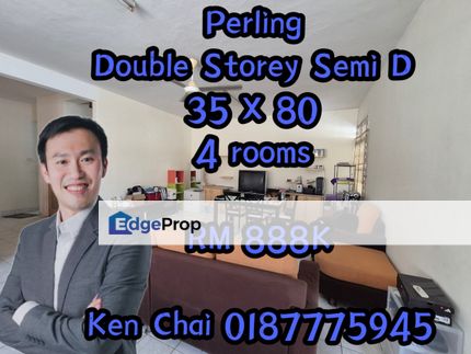 double storey semid@ tmn perling, Johor, Johor Bahru