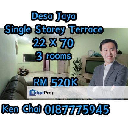 single storey terrace@ tmn desa jaya, Johor, Johor Bahru
