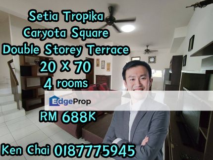 double storey terrace@ tmn setia tropika, Johor, Johor Bahru