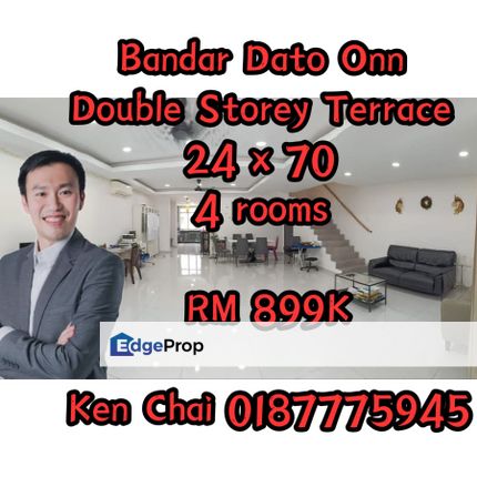 double storey terrace@  bandar dato onn, Johor, Johor Bahru