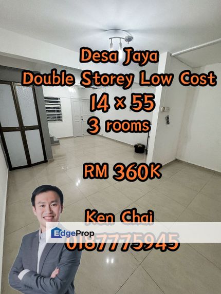 double storey low cost@ desa jaya, Johor, Johor Bahru