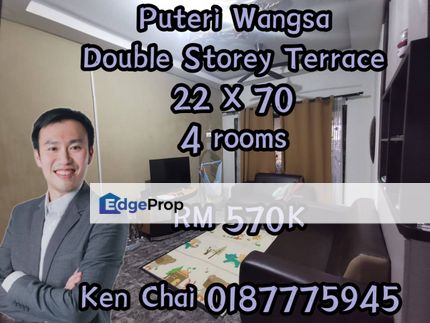 double storey terrace@ taman puteri wangsa, Johor, Ulu Tiram