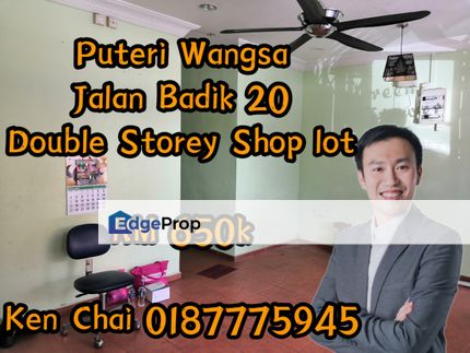 double storey shop lot@ puteri wangsa, Johor, Johor Bahru
