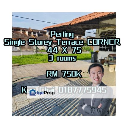 single storey terrace@ tmn perling, Johor, Johor Bahru