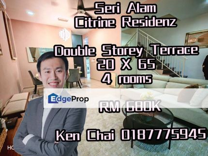 double storey terrace@ citrine residenz, Johor, Masai
