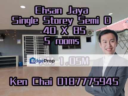single storey semid@ ehsan jaya, Johor, Johor Bahru