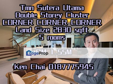double storey cluster@ tmn sutera utama, Johor, Skudai