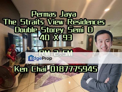 double storey semid@ straits view permas, Johor, Permas Jaya/Senibong