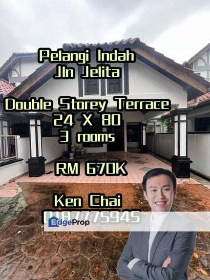 double storey terrace@ tmn pelangi indah, Johor, Ulu Tiram