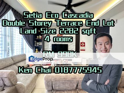 double storey endlot@ tmn setia eco cascadia, Johor, Johor Bahru