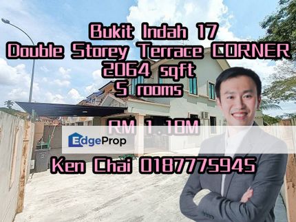 double storey terrace@ bukit indah jln indah 17, Johor, Bukit Indah