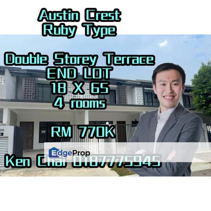 double storey terrace@ austin crest, Johor, Johor Bahru