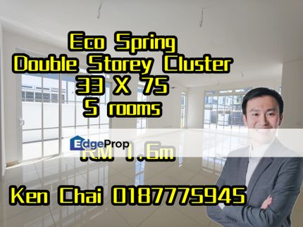 Double storey cluster@ eco spring, Johor, Johor Bahru