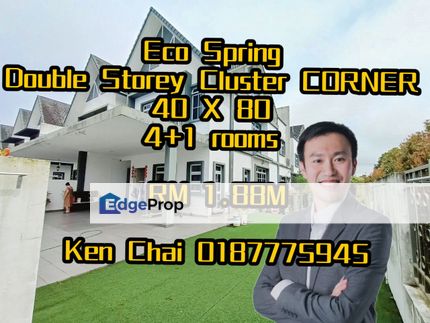 double storey cluster@ eco spring, Johor, Johor Bahru