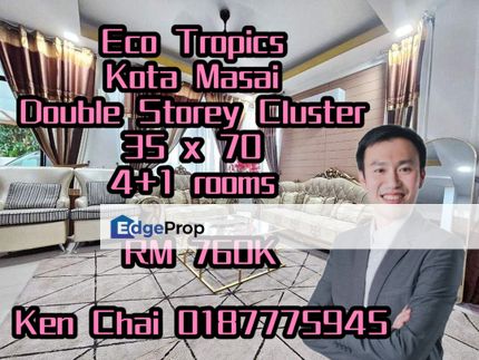 double storey cluster@ eco tropics, Johor, Masai