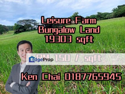 bungalow land@ leisure farm, Johor, Gelang Patah