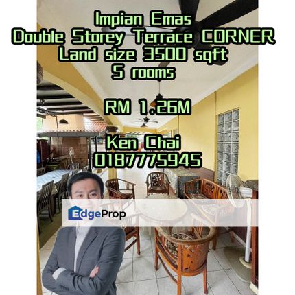 double storey terrace@ tmn impian emas, Johor, Skudai