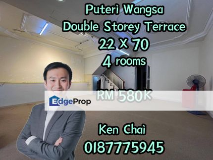 double storey terrace@ tmn puteri wangsa, Johor, Ulu Tiram